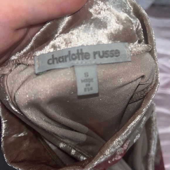 Velvet velour floral bodysuit - Picture 5 of 5